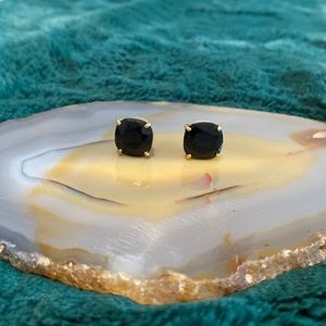 Kate Spade black onyx stud earrings